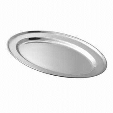 Platters: 30cm Stainless Steel Oval Platter